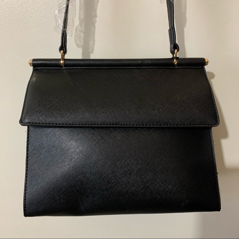 Lionel Brittany Black Vegan Leather Crossbody/Bag - Picture 9 of 15